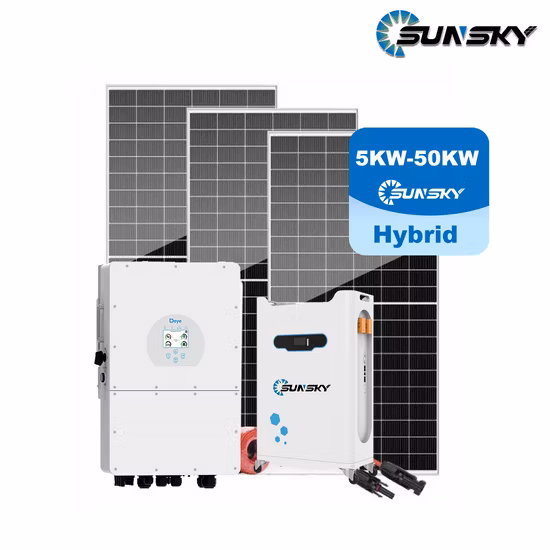 Htonetech China 1800W Solar Panel Manufacturers 30kw 40kw 50kw 500 W Hybrid Solar Power System with Small Wind Turbine System